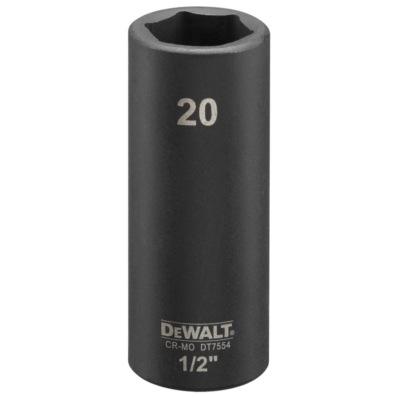 Dewalt (DT7554-QZ) Soquete de impacto profundo de 20 mm e 1/2"