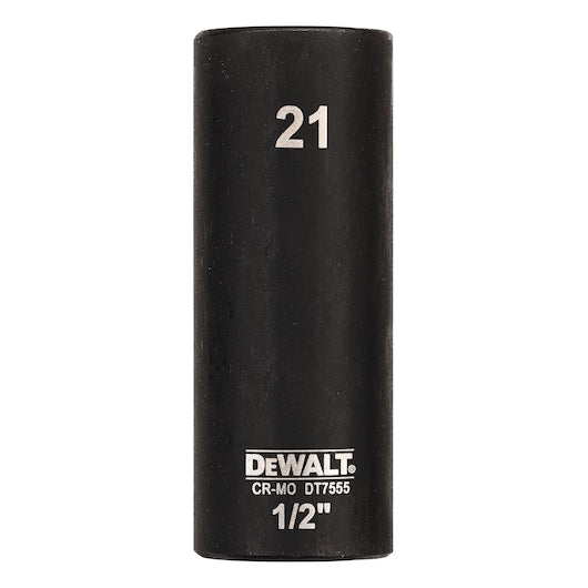 Soquete de impacto profundo Dewalt (DT7555-QZ) de 21 mm (1/2")