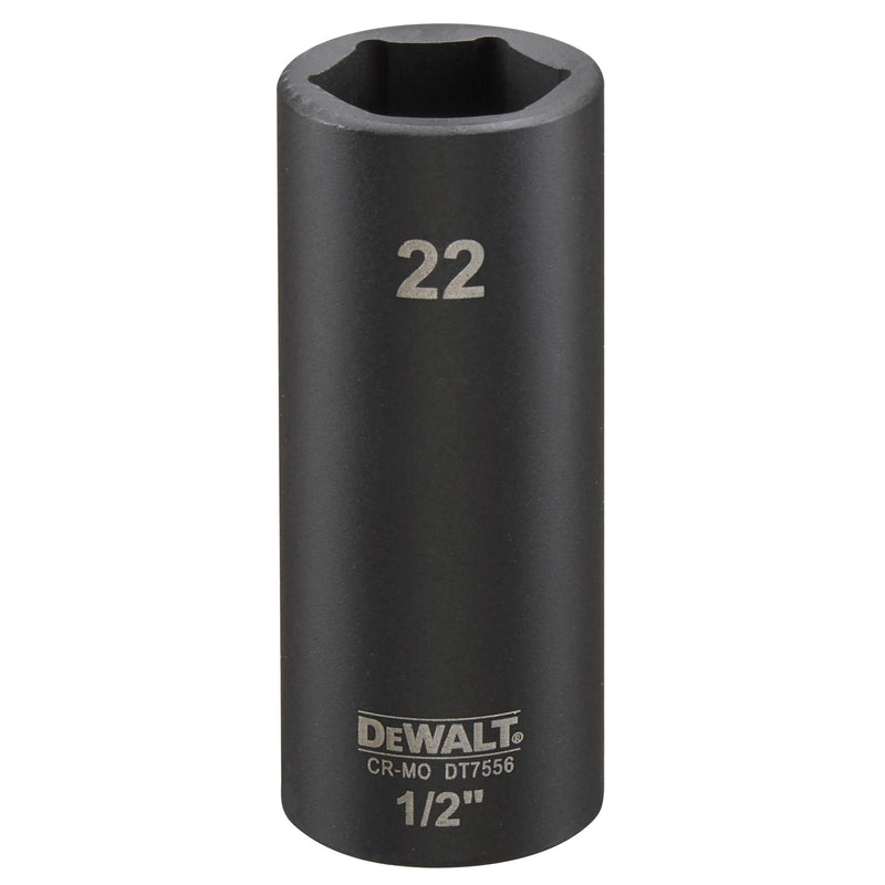 Dewalt (DT7556-QZ) Vaso de impacto profundo de 22 mm y 1/2"