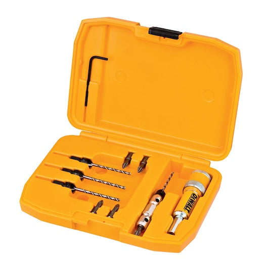 Conjunto de brocas escareadoras e piloto Dewalt (DT7612-XJ) (10 peças)