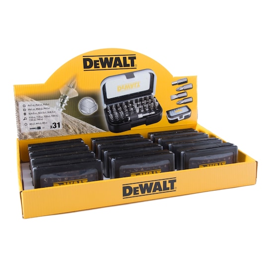 Dewalt (DT7944M-QZ) Estojo extra pequeno e resistente de alto desempenho (25 mm) (31 peças)