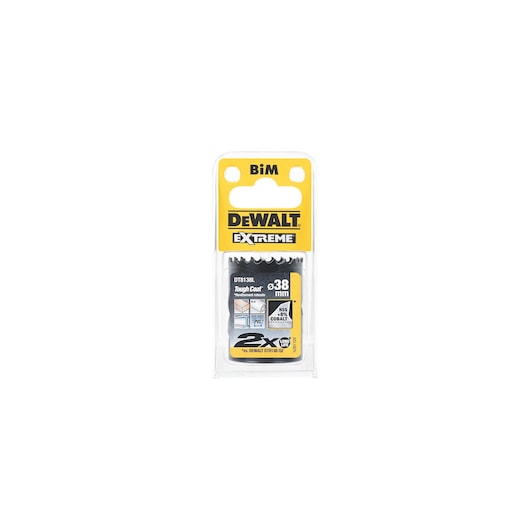 Serra copo bimetálica Dewalt (DT8138L-QZ) EXTREME® de 38 mm em aço rápido.