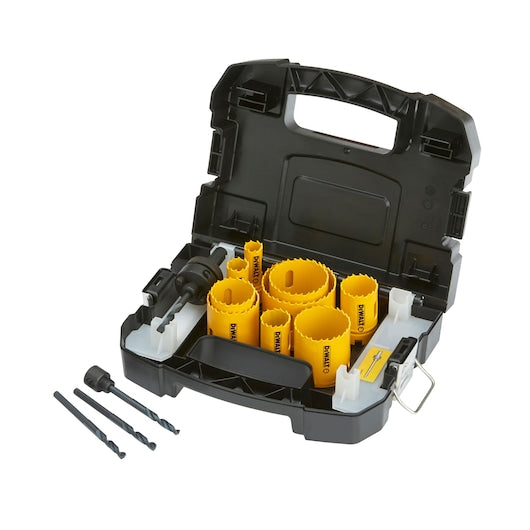 Conjunto de serras copo multiuso Dewalt (DT83001-QZ) com 13 peças
