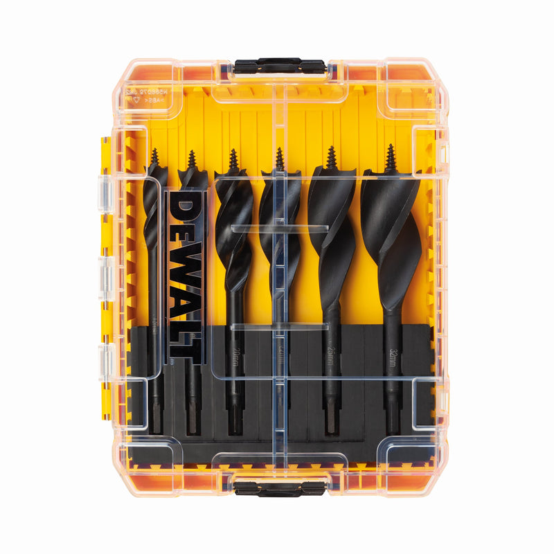 Dewalt (DT90238-QZ) 152mm Tri-Flute Spade Bit Wood Drilling Set (6 pcs.)