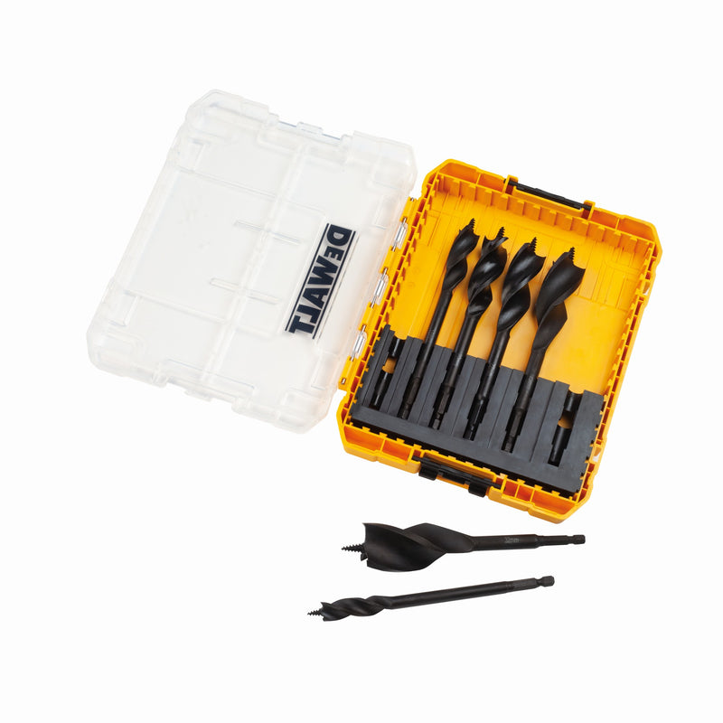 Dewalt (DT90238-QZ) 152mm Tri-Flute Spade Bit Wood Drilling Set (6 pcs.)