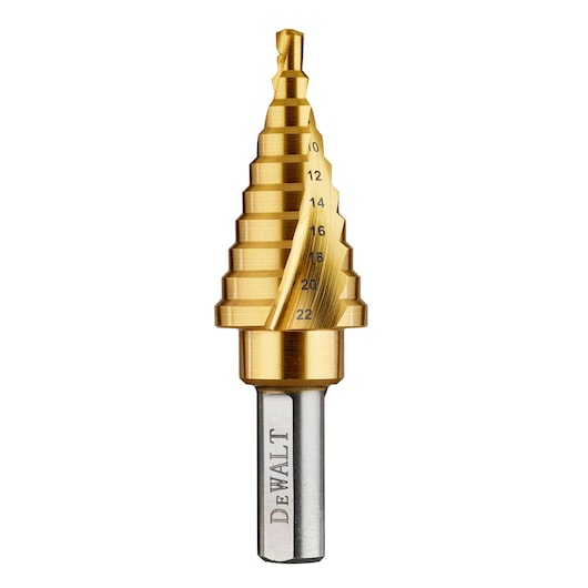 Broca escalonada Dewalt (DT90246-QZ) EXTREME® de 4 mm a 22 mm