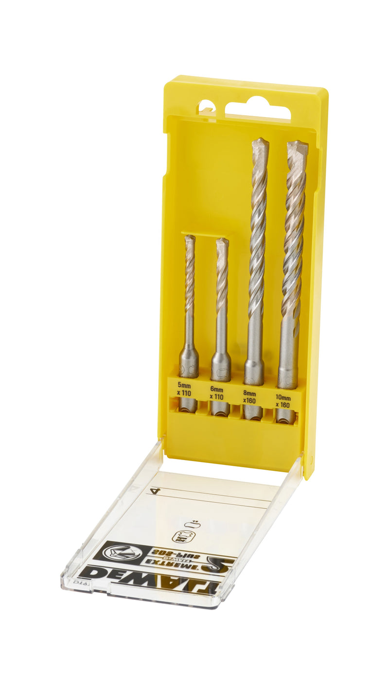 Dewalt (DT9700-QZ) EXTREME SDS-plus 2-Cutter Drill Bit Set (4 pcs.)