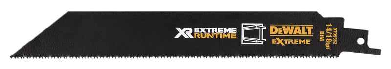 Dewalt (DT99552-QZ) XR EXTREME RUNTIME 203mm 14/18TPI Metal Reciprocating Blade (5 Pk)