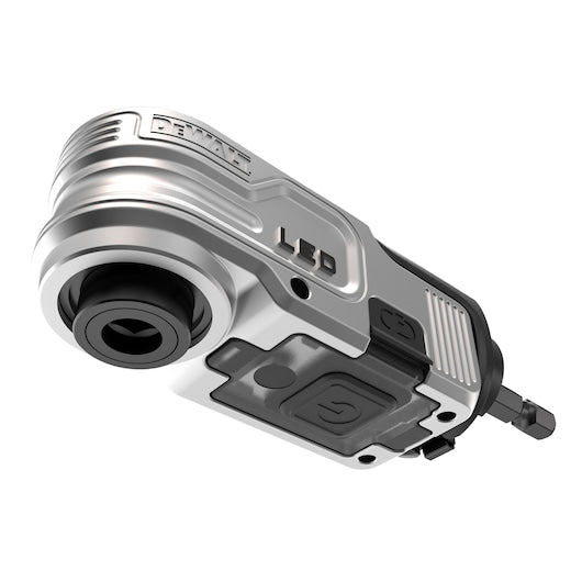 Adaptador de ângulo reto iluminado por LED Dewalt (DTLRA-QZ) EXTREME® FLEXTORQ® de 1/4"
