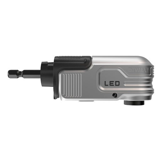 Adaptador de ângulo reto iluminado por LED Dewalt (DTLRA-QZ) EXTREME® FLEXTORQ® de 1/4"