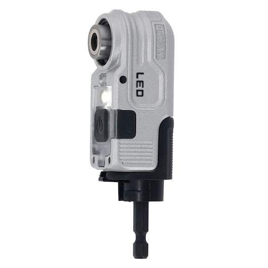 Adaptador de ângulo reto iluminado por LED Dewalt (DTLRA-QZ) EXTREME® FLEXTORQ® de 1/4"