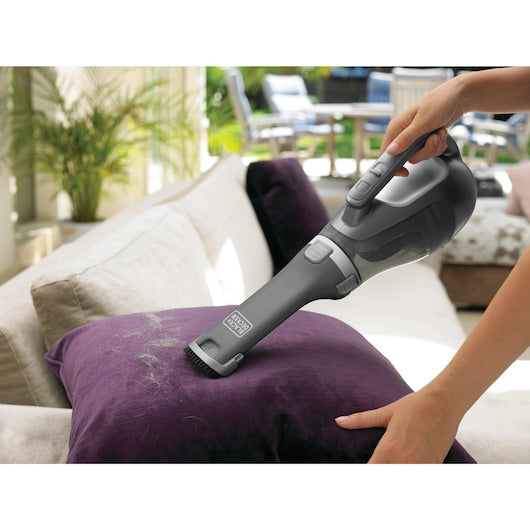 Aspiradora compacta Black&Decker (DV1815EL-QW) de iones de litio de 18 V con acción ciclónica
