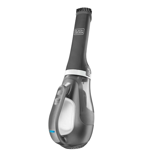 Aspirador de pó portátil Black&Decker (DV7215EL-QW) de 7,2 V com bateria de íon de lítio e ação ciclônica.