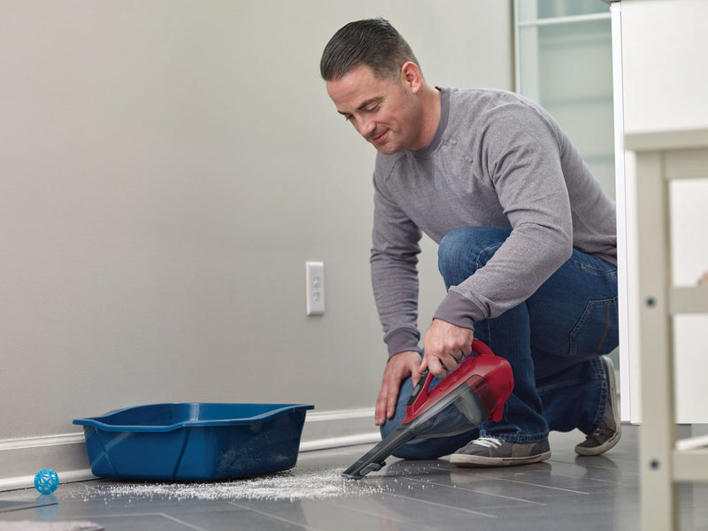 Aspirador portátil Black&amp;Decker (DVA315J-QW) GEN 9.5 com acessórios. Alimentação de 10,8 V e bateria de lítio de 1,5 Ah.