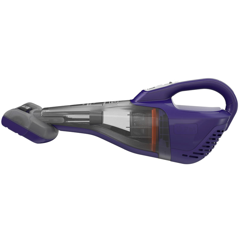 Aspirador portátil Black&amp;Decker (DVB315JP-QW) para pêlo de animais, com acessórios. Alimentação de 12V e bateria de lítio de 1,5Ah.