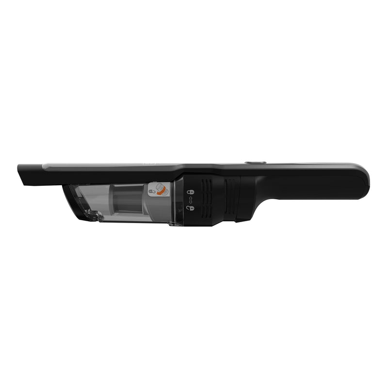 Aspirador portátil Black&amp;Decker (DVC320B21-QW) com motor sem escovas de lítio de 12V 2Ah e carregador de base.
