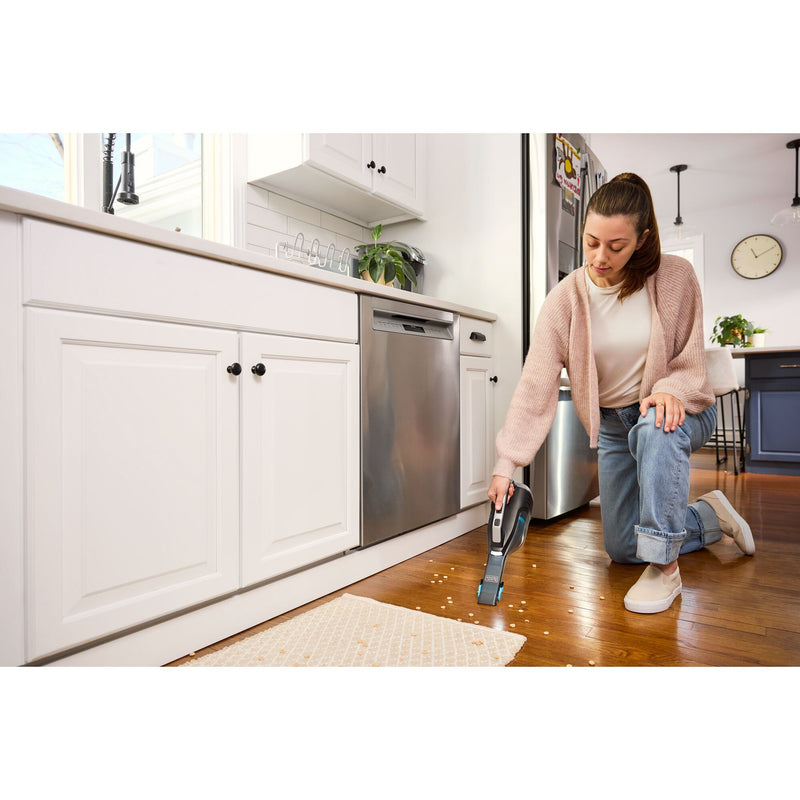 Black&Decker (DVD320B-QW) Reveal™ Dustbuster® 12V 2Ah Cordless Handheld Vacuum with LED Lights and Charging Dock