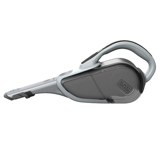 Aspirador de pó portátil Black&Decker (DVJ215J-QW) de 10,8 Wh com bateria de íon de lítio e ação ciclônica.