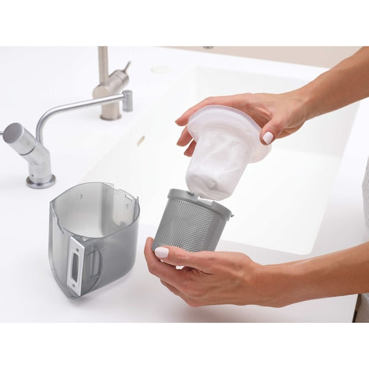 Aspirador de mão sem fio Dustbuster® de 27 Wh com bateria de íon de lítio, sensores Smart Tech e fragrância Cotton Fresh. Black&Decker (DVJ325BFS-QW)