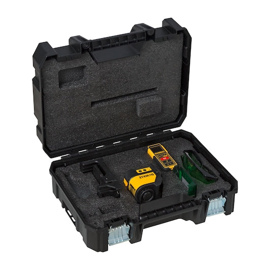 Kit de laser de linha cruzada com feixe verde e LDM Dewalt (DW0889CG-XJ)