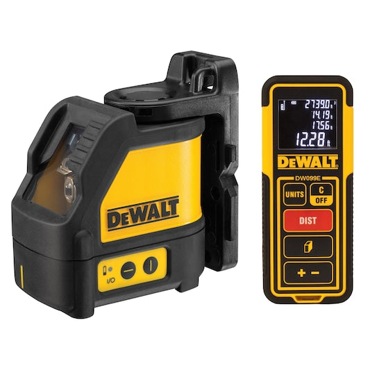 Kit de laser de linha cruzada com feixe vermelho e LDM Dewalt (DW0889-XJ)