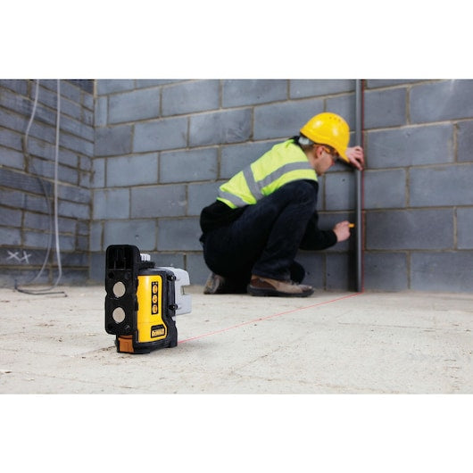 Laser vermelho de linha cruzada Dewalt (DW089KD-XJ) 3 x 360
