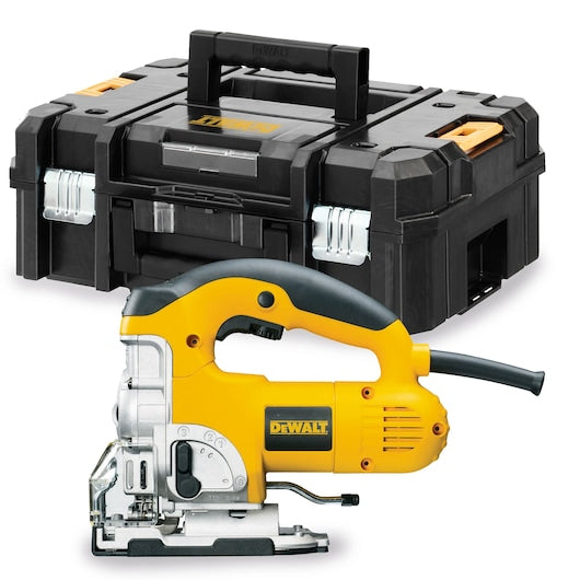 Serra tico-tico Dewalt (DW331KT-QS) 701W com cabo superior