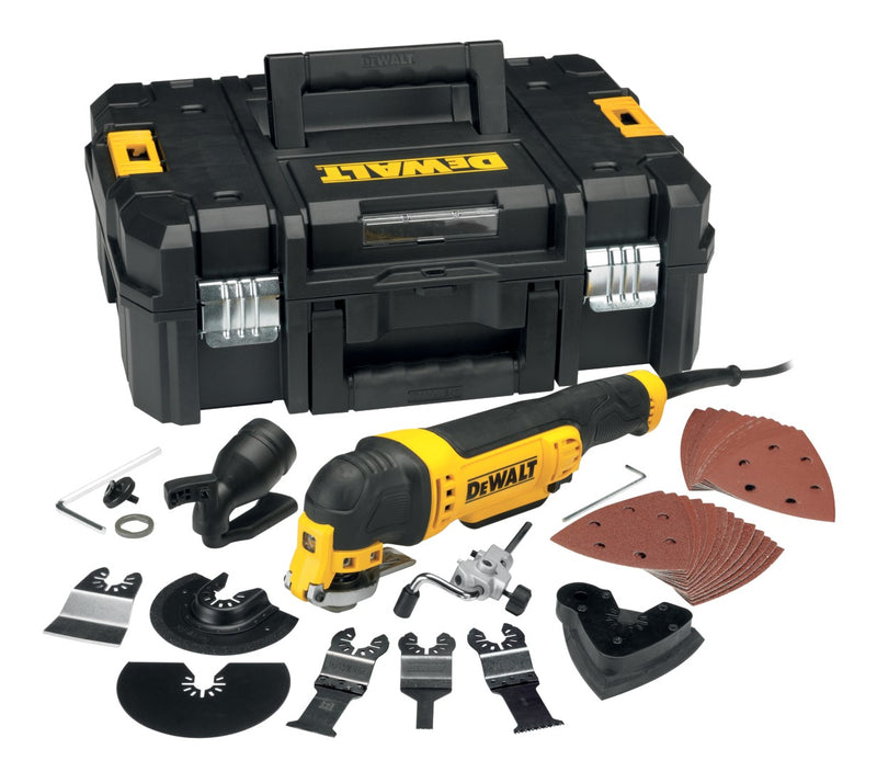 Lixadora multiferramenta oscilante Dewalt (DWE315KT-QS) 300 W