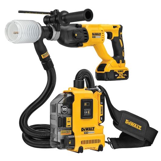 Extrator de pó universal Dewalt (DWH161D1-QW) 18V XR - 1 x 2Ah