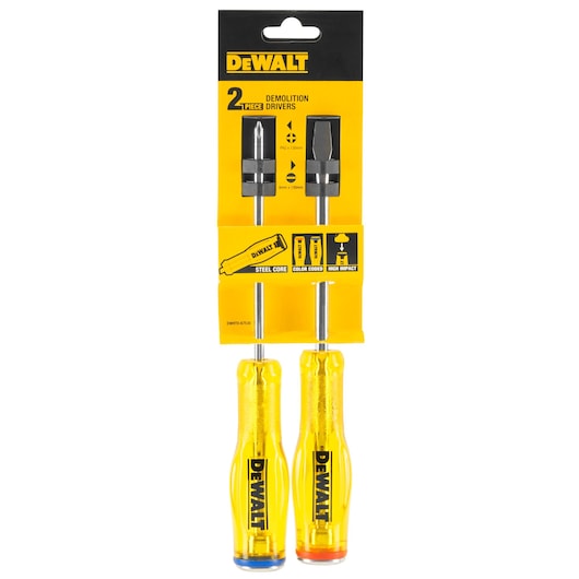 Conjunto de 2 Chaves de Fenda de Demonstração Dewalt (DWHT0-67530)