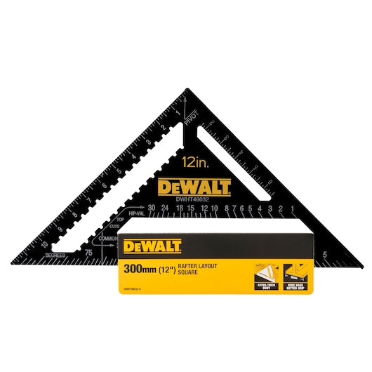 Esquadro de velocidade métrico Dewalt (DWHT46032-0) de 300 mm