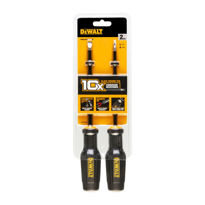 Conjunto de chaves de fendas de demonstração Dewalt (DWHT65100-0) TOUGHSERIES (2 peças)