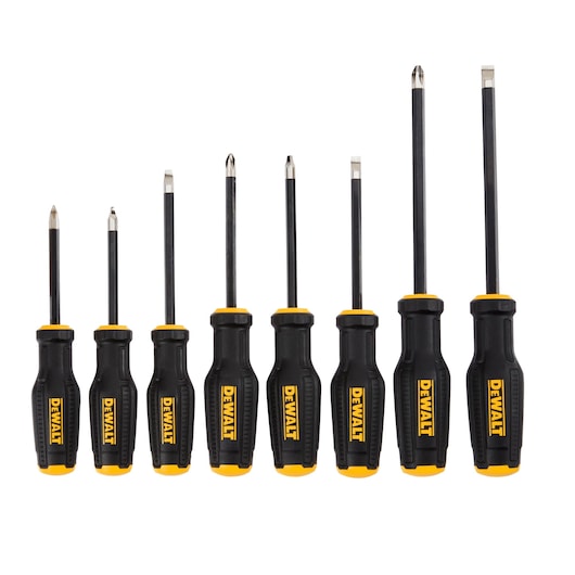 Conjunto de chaves de fenda de demonstração Dewalt (DWHT65102-0) TOUGHSERIES (8 peças)