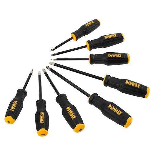 Conjunto de chaves de fenda de demonstração Dewalt (DWHT65102-0) TOUGHSERIES (8 peças)