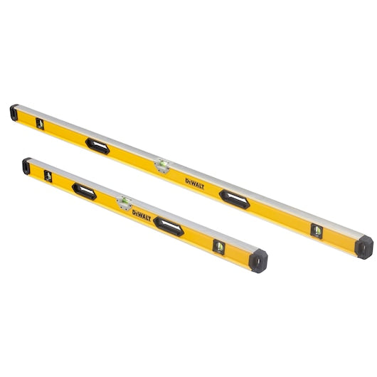 Conjunto de dois níveis Dewalt (DWHT82650-1) (1200 mm e 1800 mm / 4 pés e 6 pés)