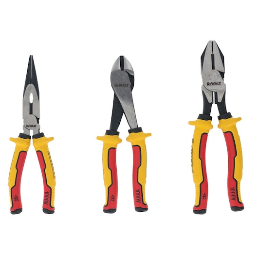 Dewalt (DWHT82806-0) 200 mm VDE LH Combination Pliers (3 pcs.)