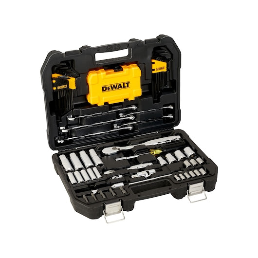 Jogo de soquetes mecânicos Dewalt (DWMT73800-1) de 1/4" e 1/2" (89 peças)