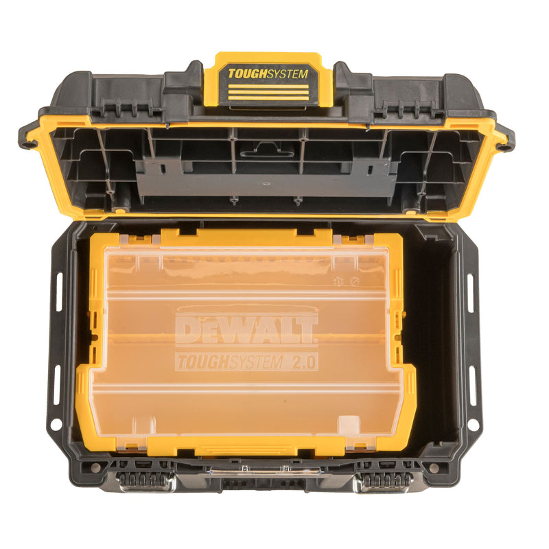Caixa de ferramentas compacta e profunda de meia largura Dewalt (DWST08035-1) TOUGHSYSTEM 2.0