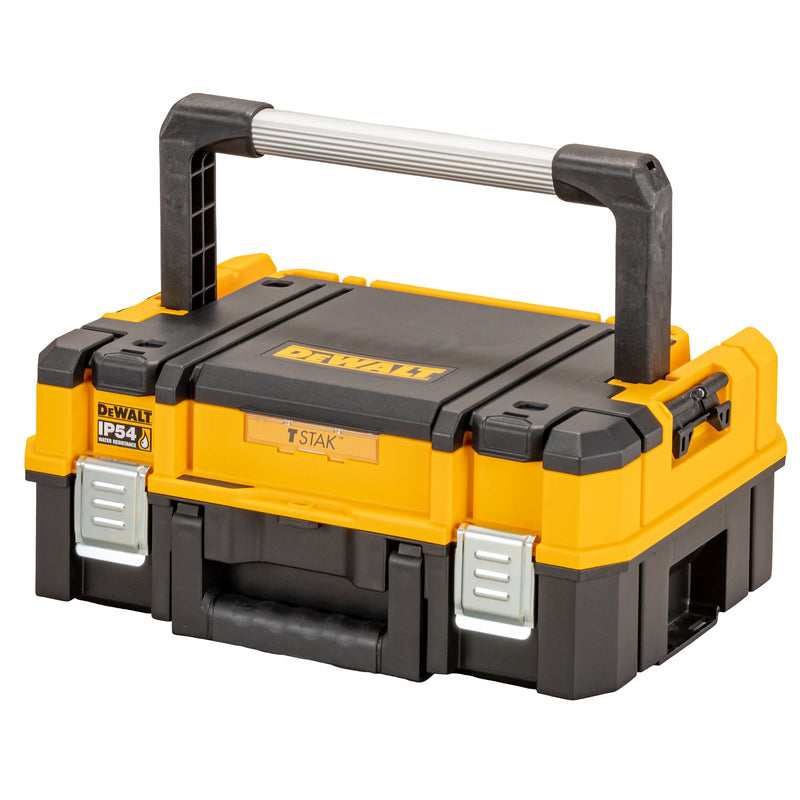 Caixa de ferramentas rasa Dewalt (DWST83344-1) T STAK com organizador superior