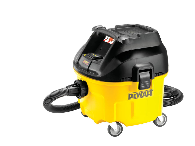 Dewalt (DWV901L-QS) 1400W 30L L-Class Wet/Dry Dust Extractor