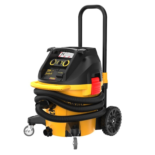 Extrator de pó úmido/seco Dewalt (DWV905H-QS) Classe H de 38 litros