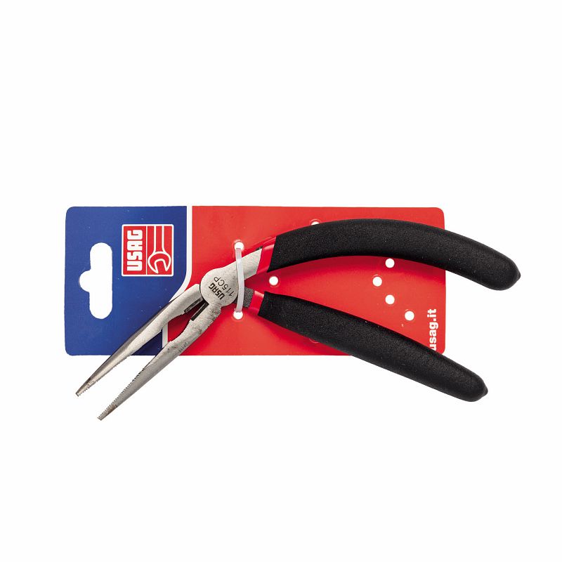 USAG (D 115 CP) Curved Pliers With Extra-Long Half-Round Jaws
