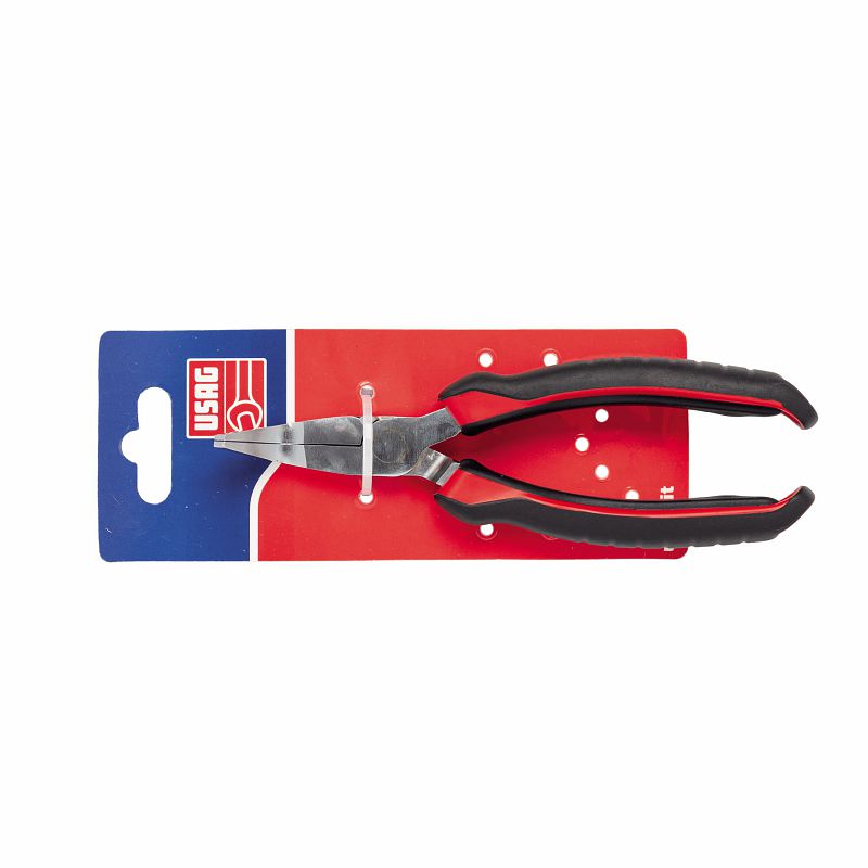 USAG (D 131 AXP) Flat Extra-Long Nose Pliers With Jaws At 45°