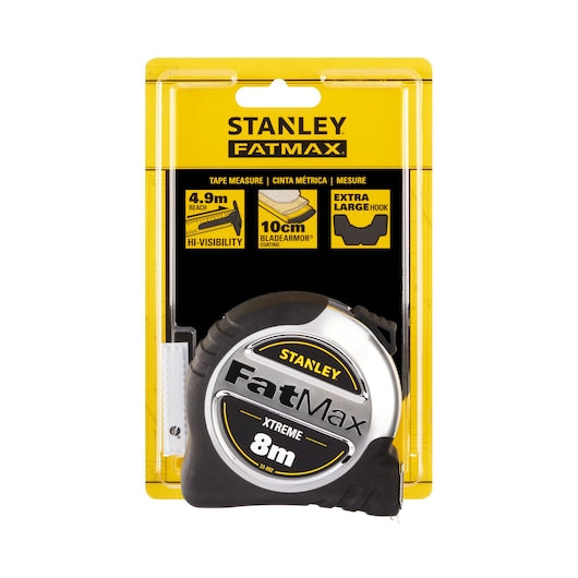 Fita métrica Stanley (0-33-892) FATMAX® Xtreme™ de 8 m (32 mm de largura)