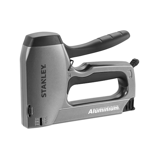 Grampeador e pregador de pregos Stanley (0-TR250) para serviço pesado em alumínio