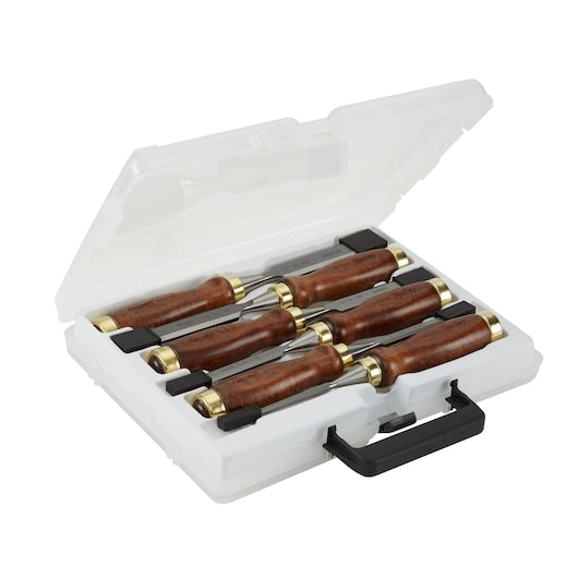 Conjunto de 6 formões para madeira Stanley (1-16-416) Bailey - 6, 10, 12, 16, 20, 25 mm