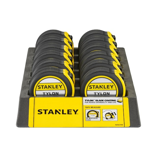 Stanley (1-30-696) Fita métrica Tylon™ 5M/16’ (19mm de largura) (pacote com 12)