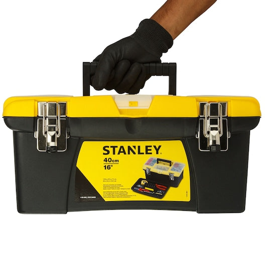 Caixa de ferramentas de plástico Stanley (1-92-905) 410 mm/16 pol.