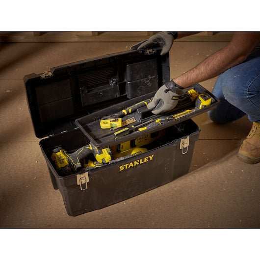 Stanley (1-94-859) Caixa de Ferramentas com Fecho Metálico de 25 polegadas