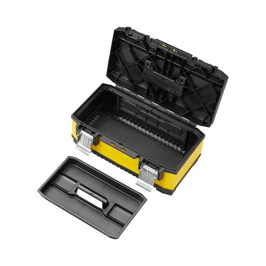 Stanley (1-95-612) Caixa de Ferramentas de Metal Galvanizado e Plástico de 20 polegadas